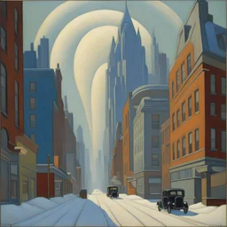 a city by Lawren Harris
