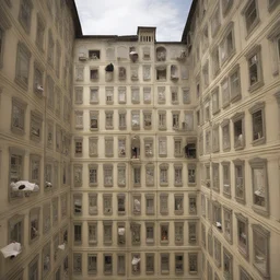 a city by Leandro Erlich