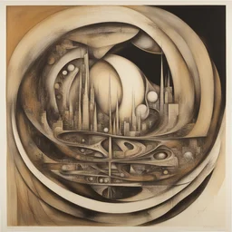 a city by Lee Bontecou