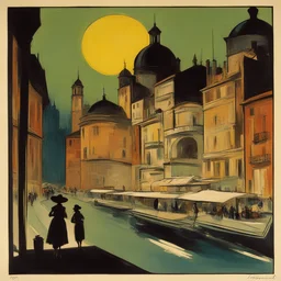 a city by Leonetto Cappiello