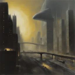 a city by Les Edwards