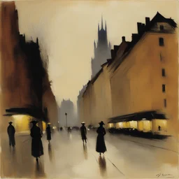 a city by Lesser Ury