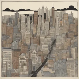 a city by Lois Mailou Jones