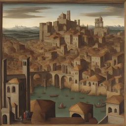 a city by Lorenzo Costa the Elder