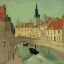 a city by Louis Anquetin