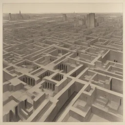a city by Louis Kahn