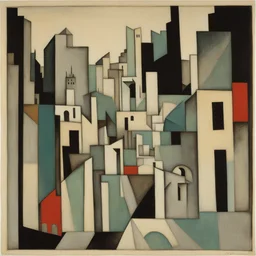 a city by Louis Marcoussis