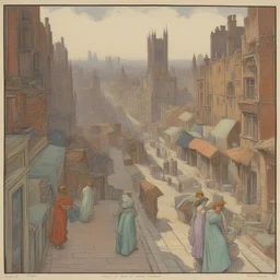 a city by Louis Rhead