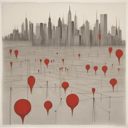 a city by Louise Bourgeois