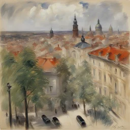 a city by Lovis Corinth