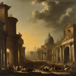 a city by Luca Giordano