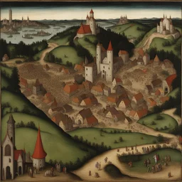 a city by Lucas Cranach