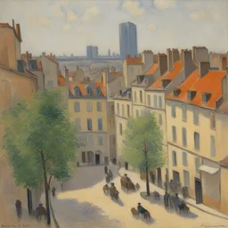 a city by Lucien Pissarro