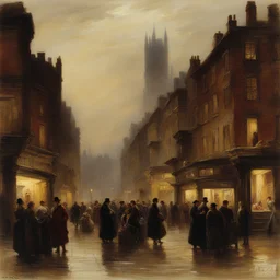 a city by Luke Fildes