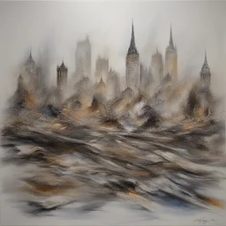 a city by Maggi Hambling