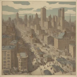 a city by Maginel Wright Enright Barney
