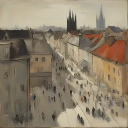 a city by Magnus Enckell