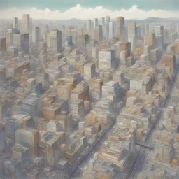 a city by Makoto Aida