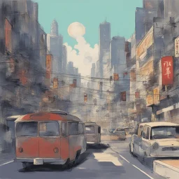 a city by Makoto Shinkhai
