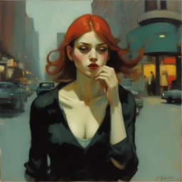 a city by Malcolm Liepke