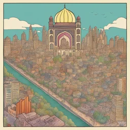 a city by Manjit Bawa