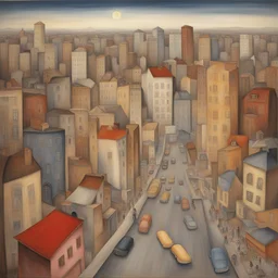 a city by Margaret Keane