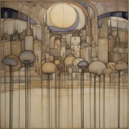 a city by Margaret Macdonald Mackintosh