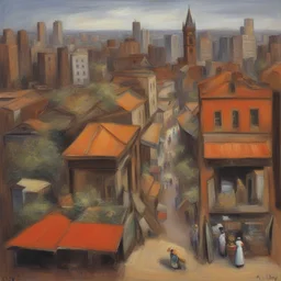 a city by Margaret Olley