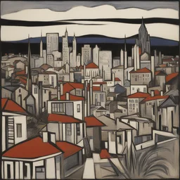 a city by Margaret Preston