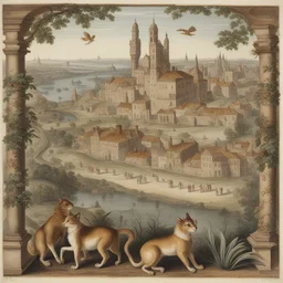 a city by Maria Sibylla Merian