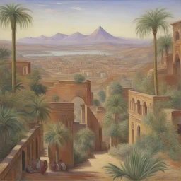 a city by Marianne North