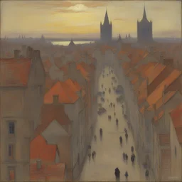 a city by Marianne Stokes