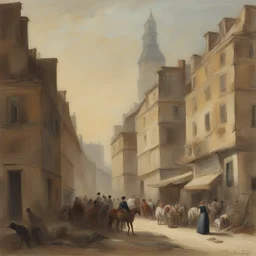 a city by Marie-Thérèse Auffray