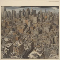 a city by Marie Severin