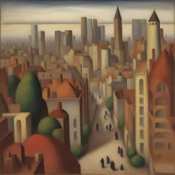 a city by Mark Gertler