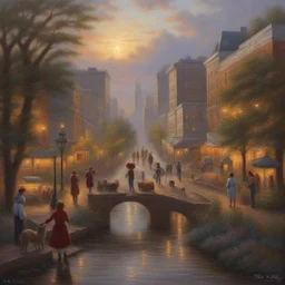 a city by Mark Keathley