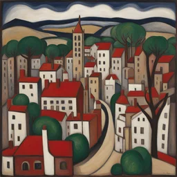 a city by Marsden Hartley
