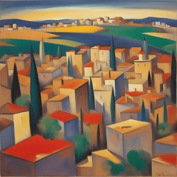 a city by Martiros Saryan