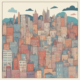 a city by Maruja Mallo