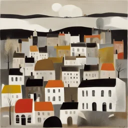 a city by Mary Fedden