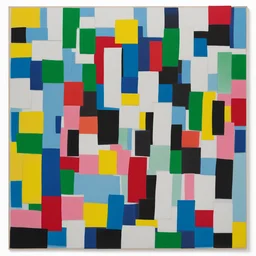 a city by Mary Heilmann