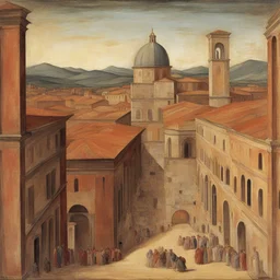 a city by Masaccio