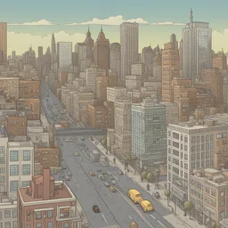 a city by Matt Bors