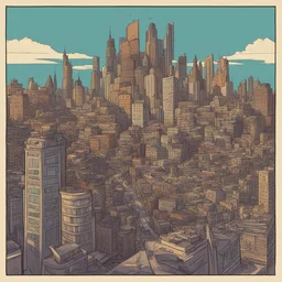 a city by Matt Rhodes