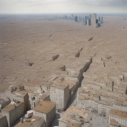 a city by Maurizio Cattelan