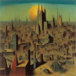 a city by Max Ernst