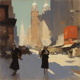 a city by Mead Schaeffer