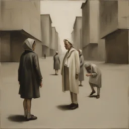 a city by Michael Borremans