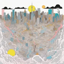 a city by Michael Deforge
