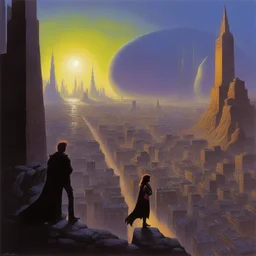 a city by Michael Whelan